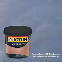 Jotun Majestic Design Pearl 4164 Blue Lagoon + 9959 Grigio 