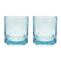 แก้วน้ำ 350ml OCEAN GLASS CONNEXION แพ็ค 2 ใบ ฟ้า