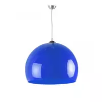 Chandelier 1 bulb, plastic, model MD D350, blue, HEAP