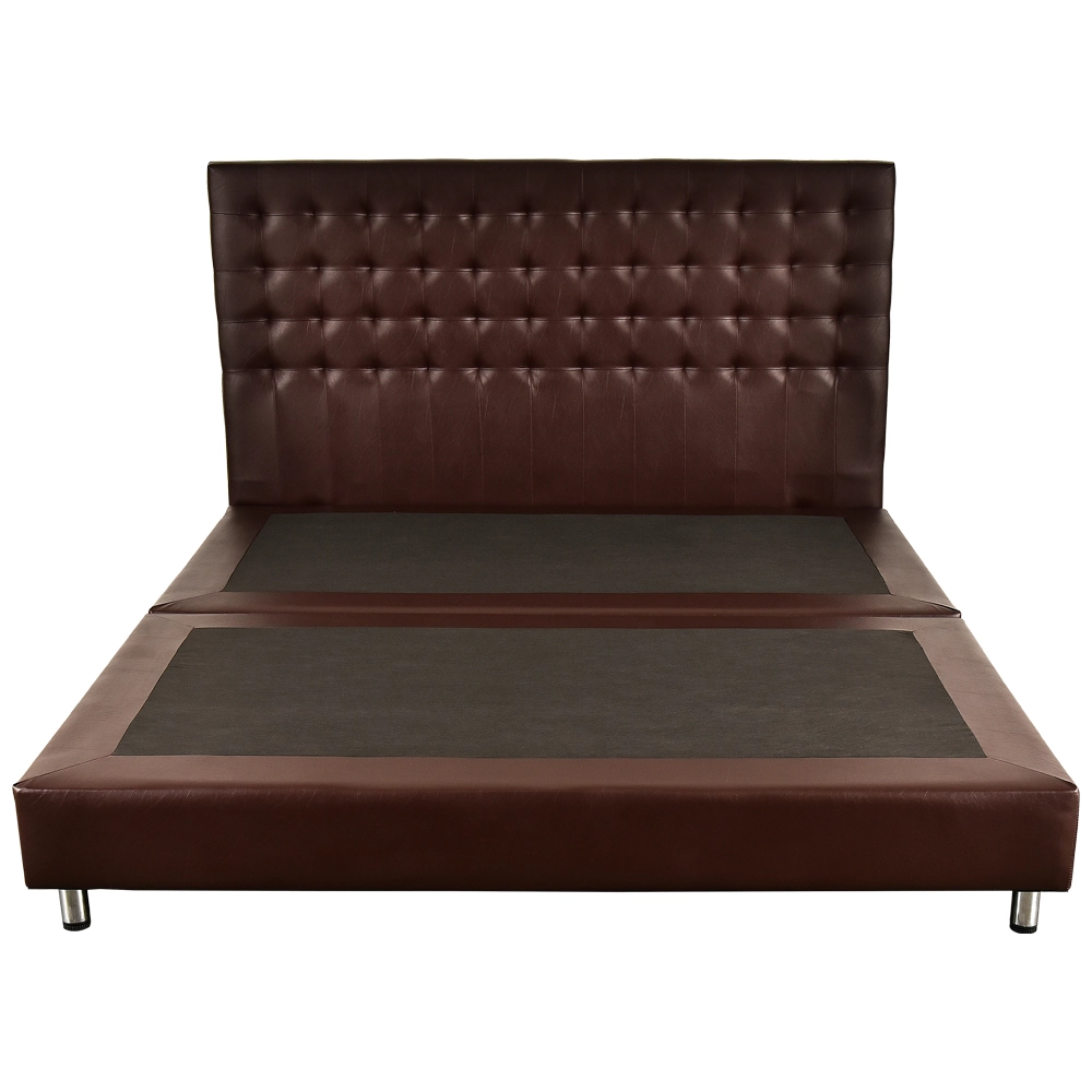 BEDFRAMES BERLIN 6FT D-BROWN ME LIVING-1