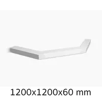 KOHLER K-37071X-0 SHOWER DIVIDER,SQUARE,CONT,1200X1200X60