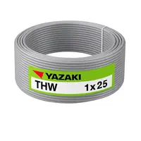 สายไฟ THW 25 ตร.มม. สีเทา YAZAKI