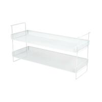 ชั้นวางรองเท้า2ชั้นBILA 77x26.5x39cm ขาว