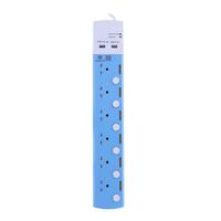 POWER STRIP6SOCKET6SWITCH2USB 3M TSP-6T