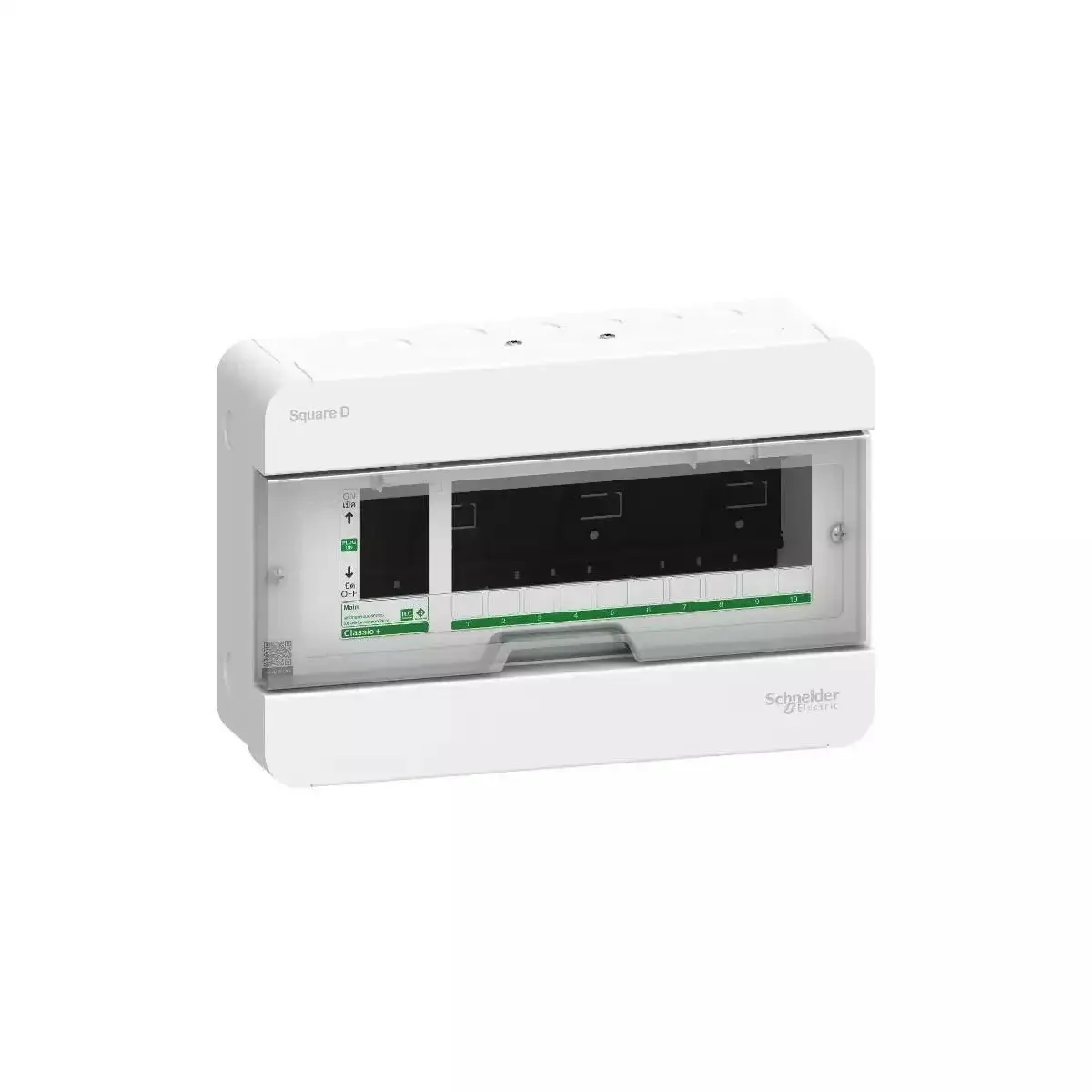 ตู้คอนซูมเมอร์ 10 ช่อง SCHNEIDER บัสบาร์เดี่ยว 240V-1