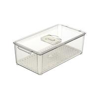 FRIDGE STORAGE WITH DRAINER 16.5x33cm S