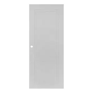 ประตูภายนอก UPVC เจาะลูกบิด MODERNWOOD MWN025 80x200 ซม. สีเทา-1