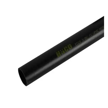 PVC straight pipe 2.90M 20MM black HACO-1