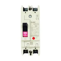 เบรกเกอร์ 20 แอมป์ MCCB MITSUBISHI 2 Pole 7.5kA ขนาดเฟรม 32A รุ่น NF32-SV