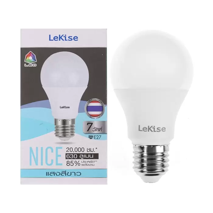 LED light bulb A60 7 watts, Nice model (Day Light) LEKISE-1