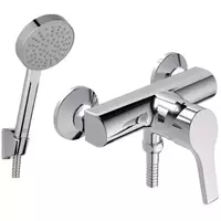 ก๊อกผสมยืนอาบ แบบติดผนัง พร้อมชุดฝักบัว American Standard รุ่น ACTIVE II A-3915-300