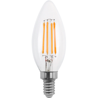 หลอดไฟ LED E14 3W วอร์มไวท์ หลอดจำปา SHINING RETRO
