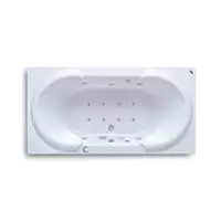 อ่างอาบน้ำวน+อัดอากาศ+หมอน American Standard รุ่น TIZIO TF-7292-WT