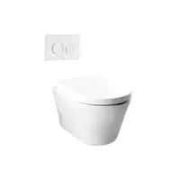 สุขภัณฑ์แขวนผนัง TOTO CWT797 3/6 ลิตร พร้อมฝารองนั่ง