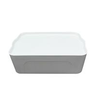 CONTAINER LARZE S 32x21x14cm GR/WH