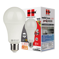 HI-TEK Muay Thai E27 20W Warm White LED Bulb, Pear Shape