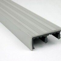 PVC Stair Nose SNM15-74 1.5M Granite Gray Crocodile