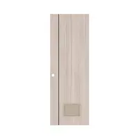 ประตูห้องน้ำ UPVC เจาะรูลูกบิด PARAZZO PL-01 70x200 ซม. สีลาเต้