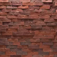 หินสังเคราะห์ ผนังหินเทียม Wire Cut Brick Mixed Tone 524-102