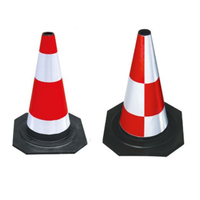 กรวยจราจรยาง รุ่น CC-A13 ฐานสีดำ (ยกเลิกจำหน่าย)
