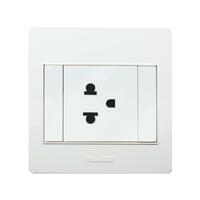 ชุดเต้ารับเดี่ยวมีกราวด์3ขา M3N-E10 HAC