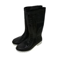 รองเท้าบู๊ทจานบิน สูง 14" เบอร์ 10.5 ดำ