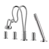 Bathtub mixer with 1 function hand shower, Himmapan model, COTTO CT2089C25STS45#CUO