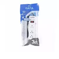 Plug strip, 1 switch, 3 sockets, 3 meters, model PP3616, white
