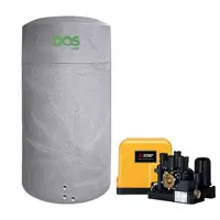 ถังเก็บน้ำ DOS รุ่น NATURA Water Pac All-in-one 2000 ลิตร สีเทาแกรนิต + ปั๊ม Mitsubishi