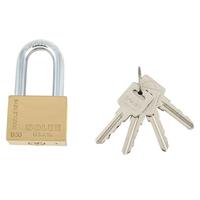 SOLEX 50MM DOUDLEKEYSD50L PB PADLOCK
