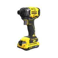 ไขควงกระแทกไร้สาย (พร้อมแบตเตอรี่) STANLEY SBI810D2K-B1 20 โวลต์