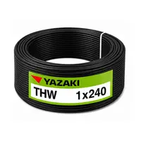 สายไฟ THW 240 ตร.มม. สีดำ BCC