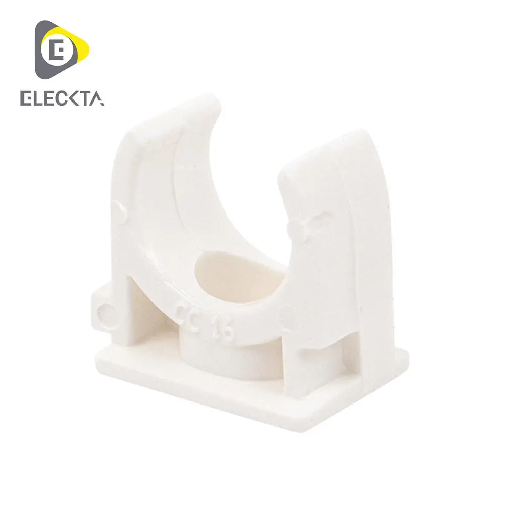 คลิปก้ามปู 16MM สีขาว Pack50 ELEK-1