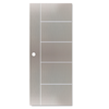 UPVC Door Unix Interior White UPG-5 70X200 cm No Drill 8859344469705