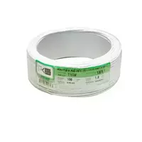 สายไฟ IEC01 THW 1 X 1.5X100 ม. สีขาว