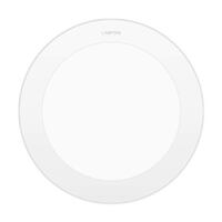 ดาวน์ไลท์ LED LAMPTAN ALTRA SLIM PC 18 วัตต์ WARMWHITE 8 นิ���ว สีขาว กลม