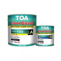 TOA 0600 สีอุตสาหกรรม TOA FLOORGUARD 100 PART A+B สีเขียว