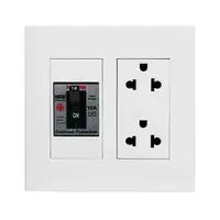 ชุดเต้ารับ+เซฟตี้เบรคเกอร์16A DECO HAC