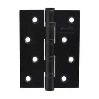 Hinges 4X3 inches X 2 mm SOLO 4324 black, pack of 3