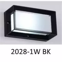 โคมไฟติดผนังภายนอก CARINI 2027-1W สีดำ