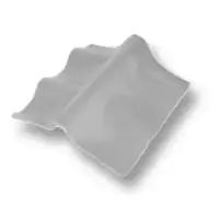 Adjustable Ridge Roman Tile Diamond White