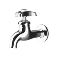 Wall-mounted single faucet, short neck (rubber valve), New Century model, COTTO CT170C6(HM)