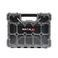 กล่องเครื่องมือ DIY MATALL HL3086-E 12 ช่อง สีเทา