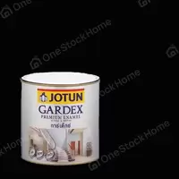 #Black สีทาไม้ Jotun Gardex Enamel เงา Black