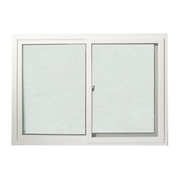 หน้าต่างบานเลื่อน UPVC S-S มุ้ง HOFFEN 150X110 ซม. สีขาว