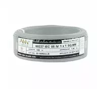 สายไฟ IEC01 THW 1x1 ตร.มม. สีเทา 100 เมตร NNN
