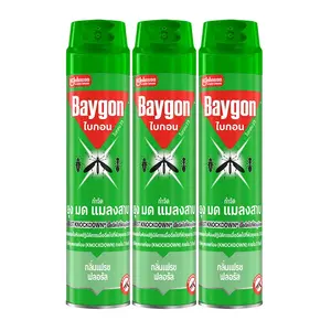 Baygon Insect Killer Spray Green 520 ml x 3-1