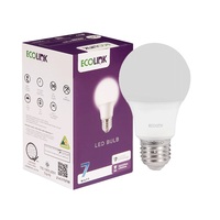 ECOLINK A60 E27 7W LED Daylight Pear-shaped Bulb