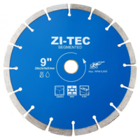 แผ่นตัดเพชรแบบแห้ง ZITEC 9"