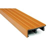Microban 2M stair nose, terracotta brick, Crocodile